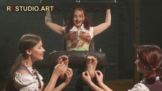 Octoberfest Tickling Carousel - Patty, Tilda and Elaria (FULL HD MP4)