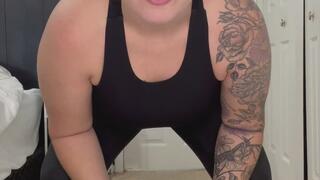 Gym GF Shrinks Your Weak Self To Be With Strong Gym Hunk