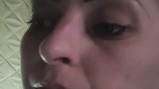 Ana Sparkle is having a smokers cough attack