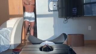 you only breath my ass while inside smother box oil up