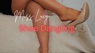Shoe Dangling in Stunning Stiletto's after a HARD days work