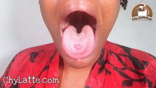 Bad Breath HIGHER QUALITY Stinky Tongue Mouth Fetish Mouth Worship Big Mouth Hot Breath ASMR Black Woman Tongue Pierced Tongue Ring Tongue Stud No Talking 1080 WMV