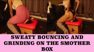 Princess Kylie - Sweaty Bouncing and Grinding on The Smother Box - {SD}