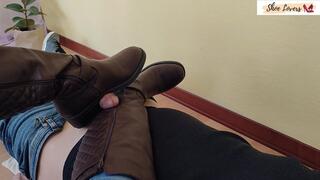 brown boots ankle shoejob