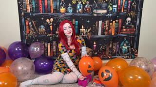 Sally Pumps Up Halloween Balloons - Balloons Non-Pop - Inflatagirl