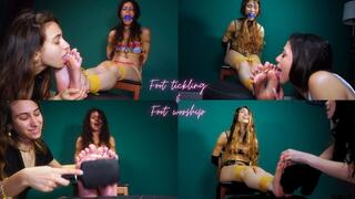 Infinite energy - Fatima & Rey - 1080p MP4 - foot tickling, foot worship, femdom, girl on girl, chair tie, spies, massage oil, ballgag, instruments, orgasm, orgasmic licks, moans, teasing.