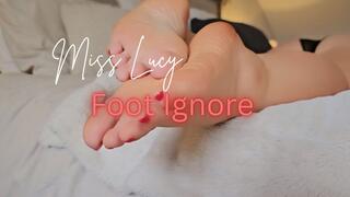 Blank Panties & Barefeet Ignoring YOU!!!