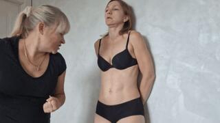 POWERFUL AND DEEP PUNCHES TO THE WALL 11 BB