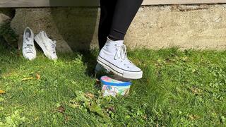 Platform Converse Crushing Tub Of IceCream