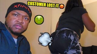 Fart Sniffing Technician Meets Gassy Customer