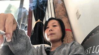 MARTINA enjoys smoking after meals