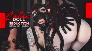 Latex Doll Seduction, Intense JOI Handjob 720p