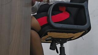 Balbina your sexy pantyhose Boss in the Office