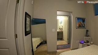 MYA Pleasure Flex Tease With Cum Countdown And Shirt Rip Off