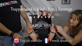 Trapped and tickled in the stocks : Vero's Revenge ( English subtitles )