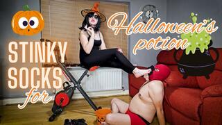 MCD - STINKY SOCKS FOR HALLOWEEN’S POTION - Mobile version - with Humiliation, Sock and foot Smelling