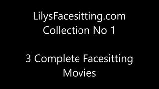 Lilys Facesitting Collection No 1 Three Complete Facesitting Movies FULL HD
