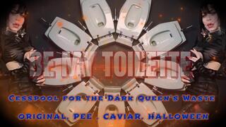 Cesspool for the Dark Queen's Waste - ORIGINAL, PEE , CAVIAR, HALLOWEEN