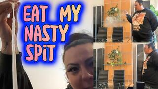 Your Pretty Snotty Goddess Malory Knox Vapes, Coughs & Lines Up Thick Loogies on Boardroom Table – Eat Them, Slave