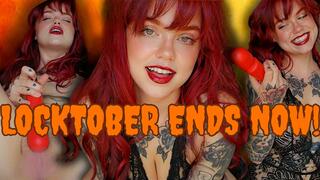 Locktober Ends NOW! (with Cum Countdown) - Ginger Rae - chastity release - locktober fail - femdom joi - cum countdown