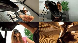 You'll now live in my shoes, tiny guy!