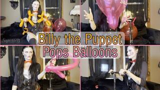 Billy the Puppet Pops Balloons