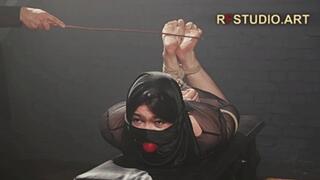 Dzhumana - Hogtied, Ballgagged and Bastinado for the Oriental Beauty (FULL HD MP4)