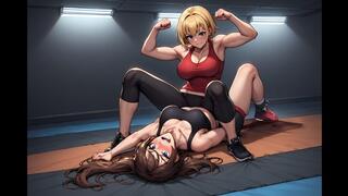 Female Wrestling Confessions #105: Pinned and Squeezed