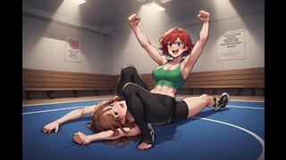 Female Wrestling Confessions #108: Squeezed into Submission