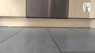 Cigs under Christins heeled Sandals floor view