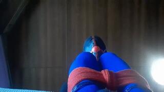 MILF Bondage Blowjob and Facial