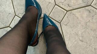 heels and nipples up close