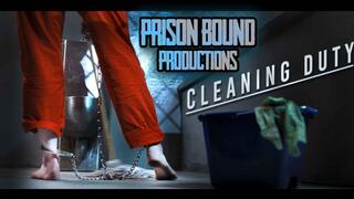 Cleaning Duty : Prisoner Cleans The New Cell and Jail Toilet