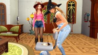 Sadistic Witches: Face Trapped for Facesitting and Spellbound Farts (4k)