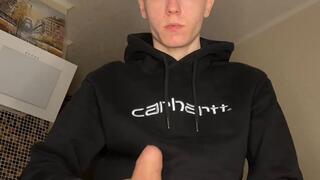 Hot Young Guy’s Cum Play