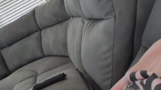 Spraying sneezes and making myself cum