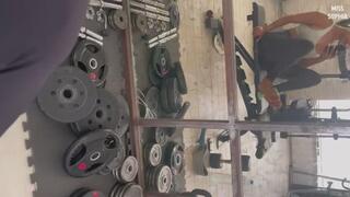 Delicious, Sweaty Feet at the Gym