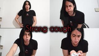 Severe coughing attack