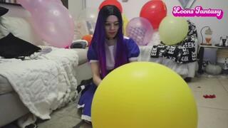 Owllete inflates and bounces on 2 36 inch balloons