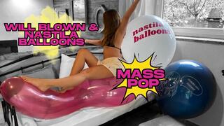 bursting WB & nastila balloons