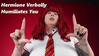 Femdom Hermione Verbally Humiliates You MP4 1080