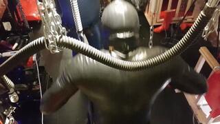 Master Gets Fucked By The Rubber Drone