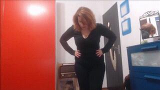 Fatso in disguise gets caught!