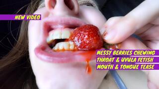 Mouth mess strawberry slurps