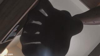 Under LilMizzUnique's stockings and in her heels VR4K