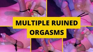 Edged to Multiple Ruined Orgasms