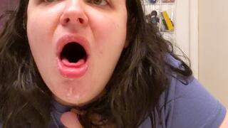 Brushing my teeth, spitting and coughing wmv