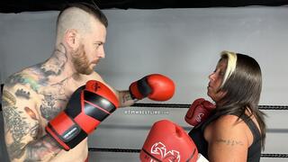 Jenny Steel vs Aaron Hummer Mixed Boxing