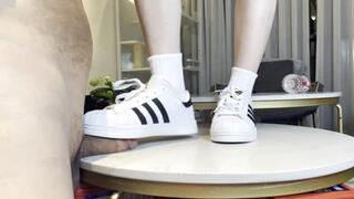 Humiliated while flattened