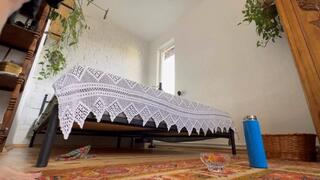 act like an evil giant who eats the little gummy bear without caring m0